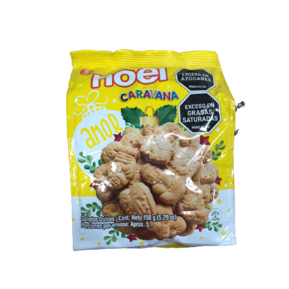 GALLETA CARAVANA NOEL BOLSA X 150 G Mercalan